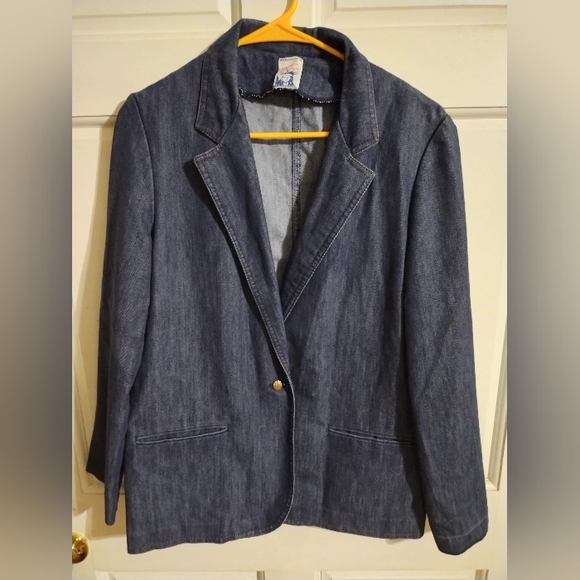America the beautiful Vintage denim blazer 12 - Picture 1 of 3